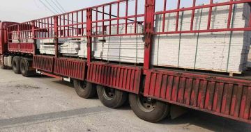 厦门 白麻荔枝面外墙干挂，工厂装车日常