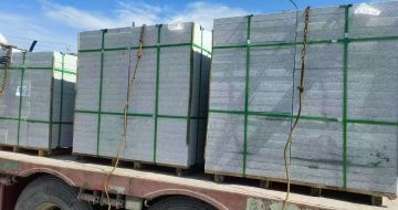 厦门 芝麻白花岗岩地铺石装车日常