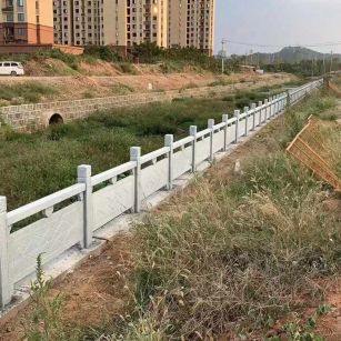 厦门 白麻河道栏杆效果展示图