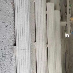 厦门 花岗岩厂家带你看白麻花岗岩门楼大柱柱皮