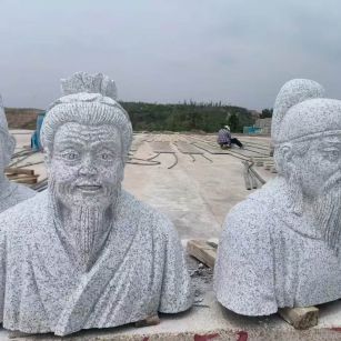 厦门 白麻花岗岩石材人物立体雕刻