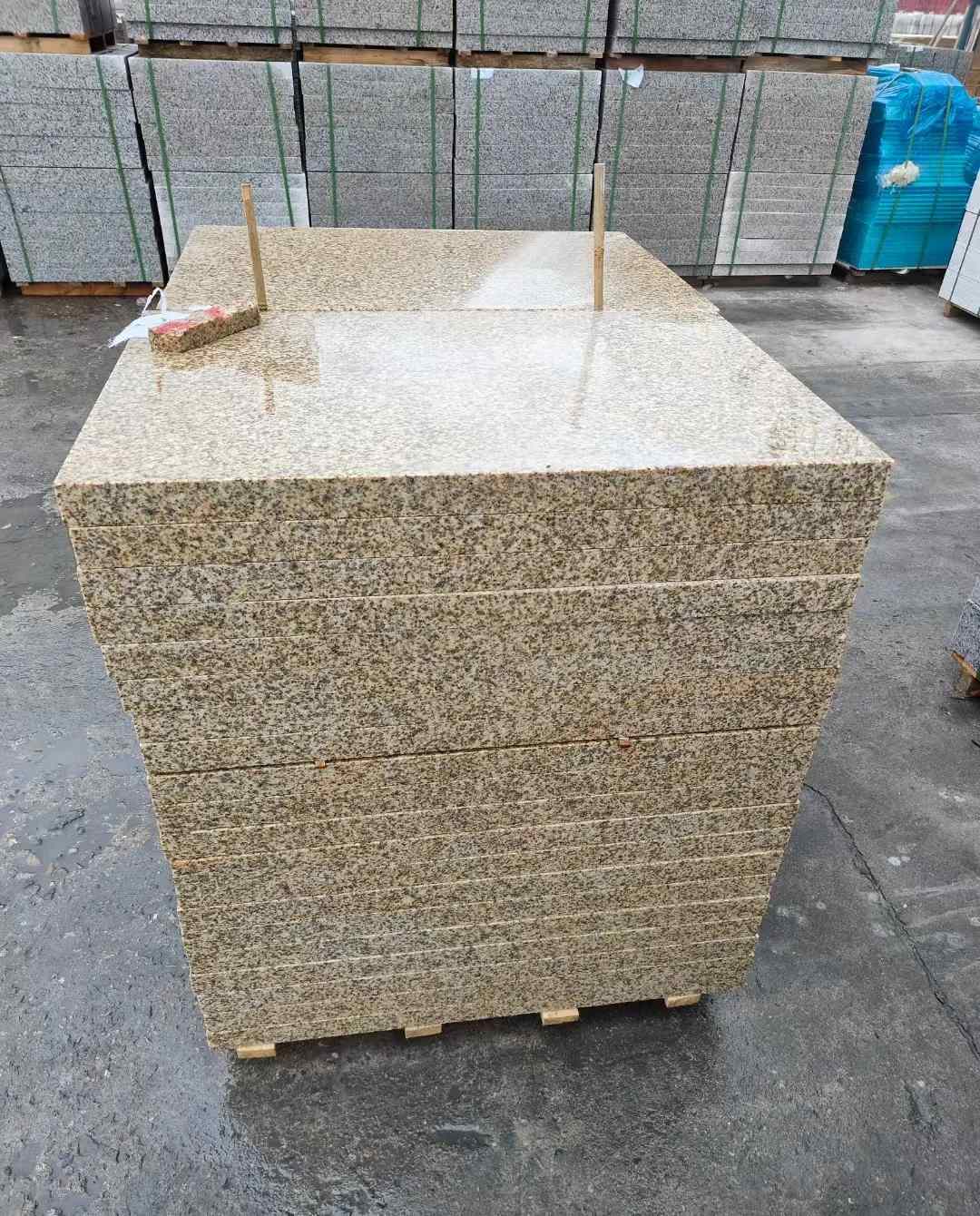 厦门 湖北黄金麻花岗岩石材荔枝面外墙石材