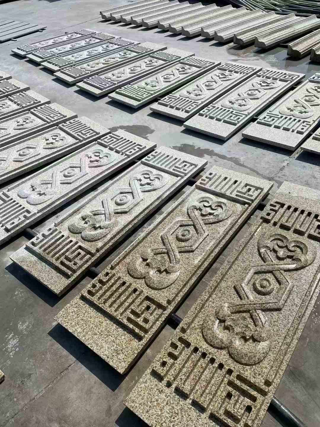 厦门 黄金麻花岗岩外墙雕刻板