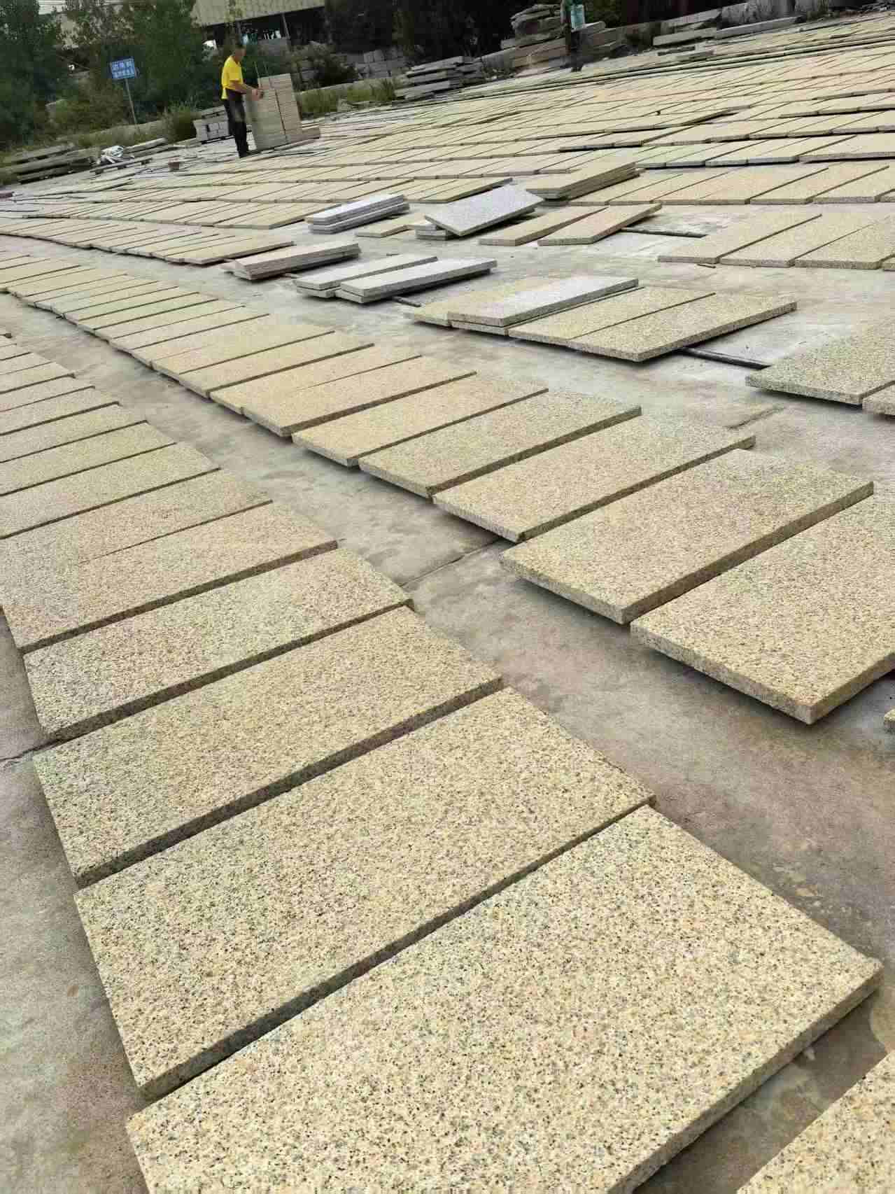 厦门 黄金麻荔枝地铺石面排板