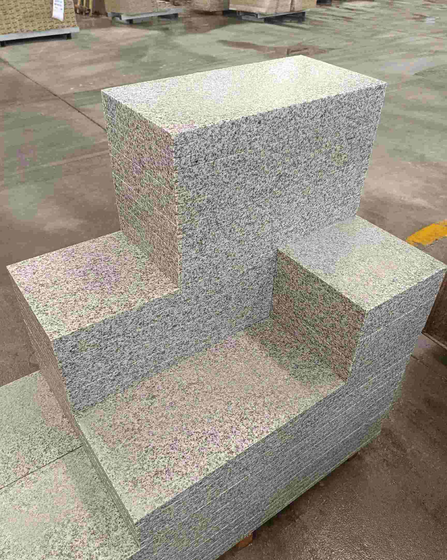 厦门 白麻花岗岩荔枝面地铺石