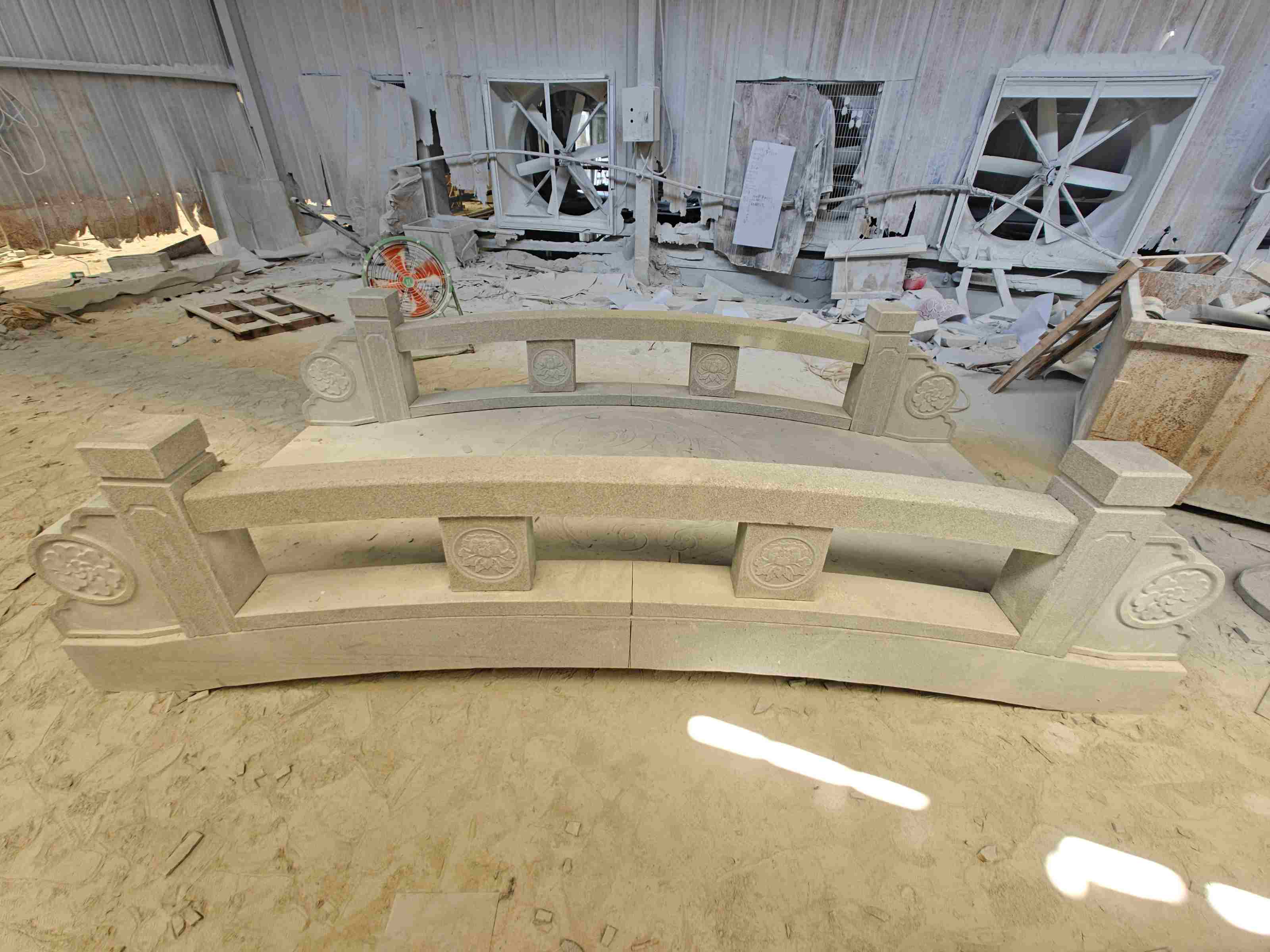 厦门 芝麻灰花岗岩异形加工-拱桥，石桥