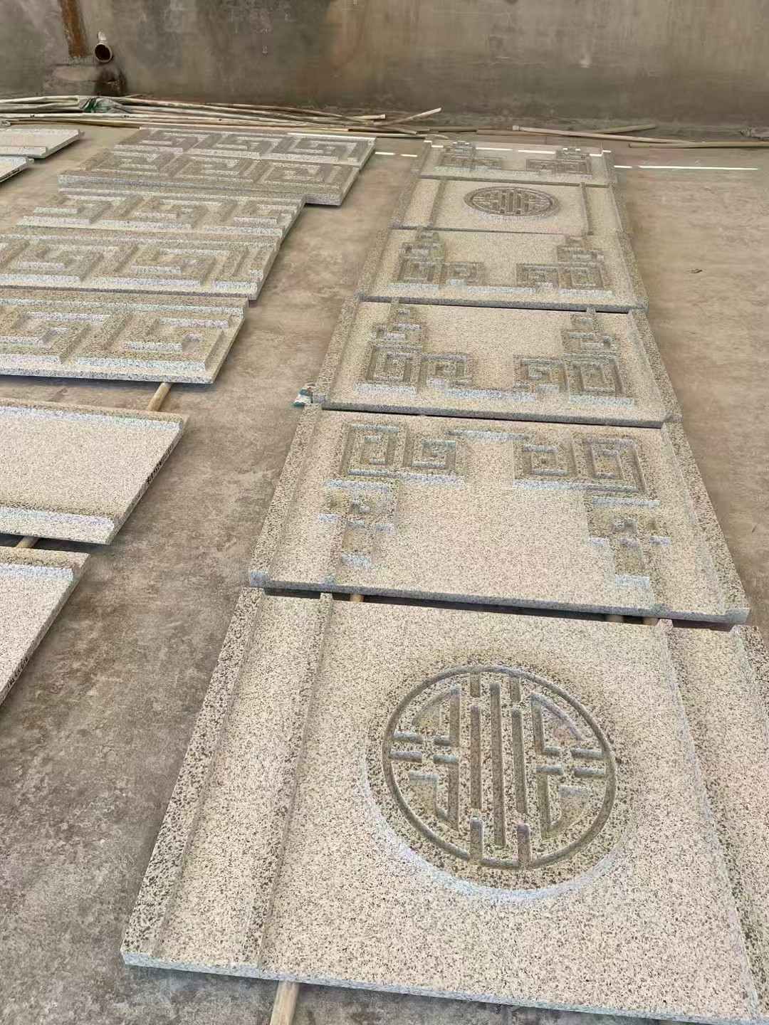 厦门 白麻花岗岩外墙立面雕刻板