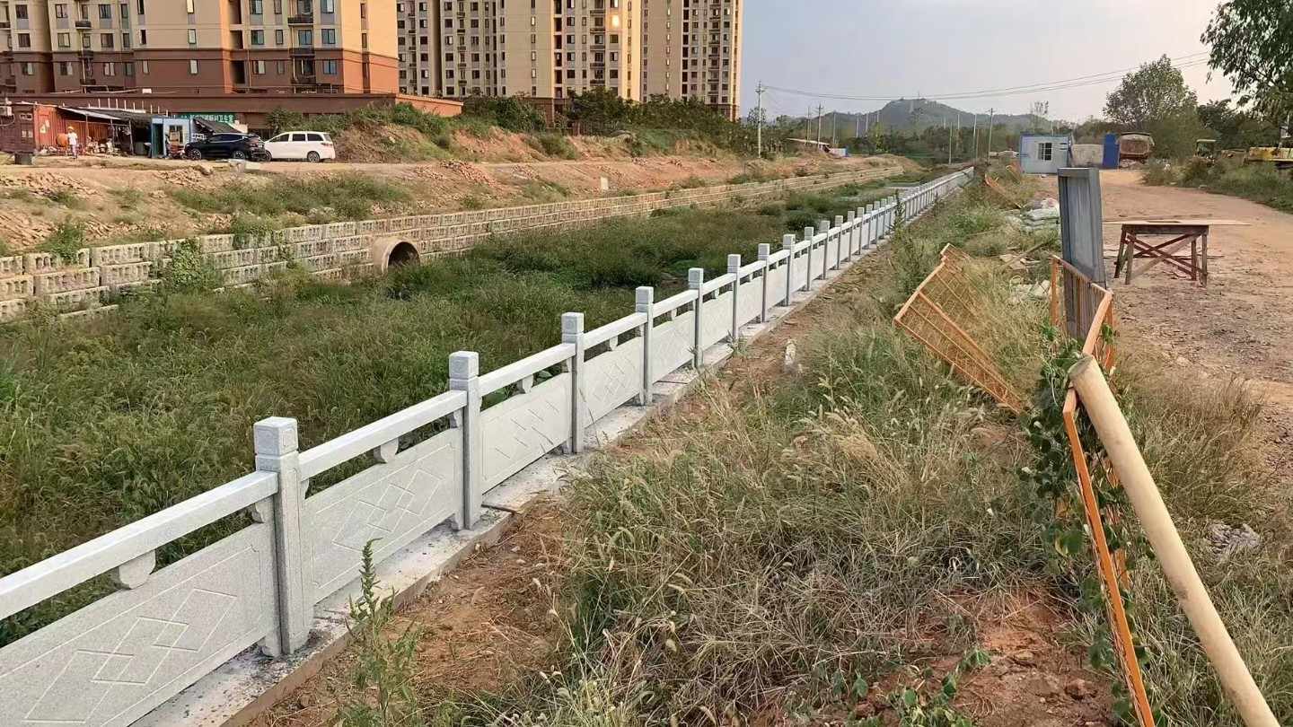 厦门 白麻河道栏杆效果展示图