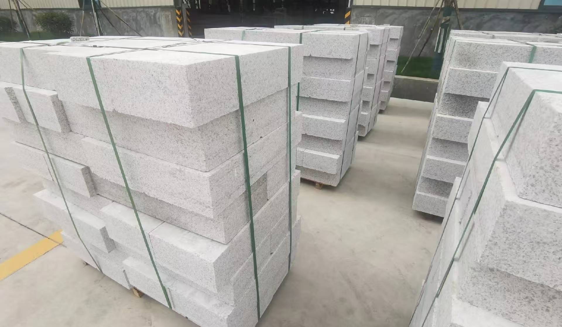 厦门 白麻花岗岩路沿石，立缘石，平缘石，路牙石，道牙石，马路牙子等